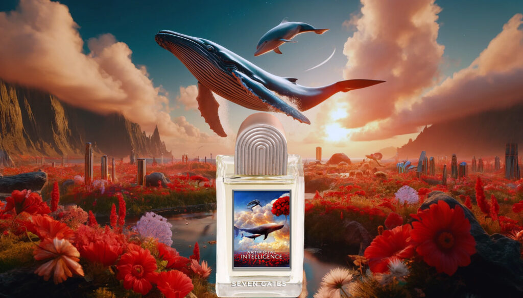 unveiling artificial intelligence by seven gates a fragrance that melds the essence of technology with nature's allure