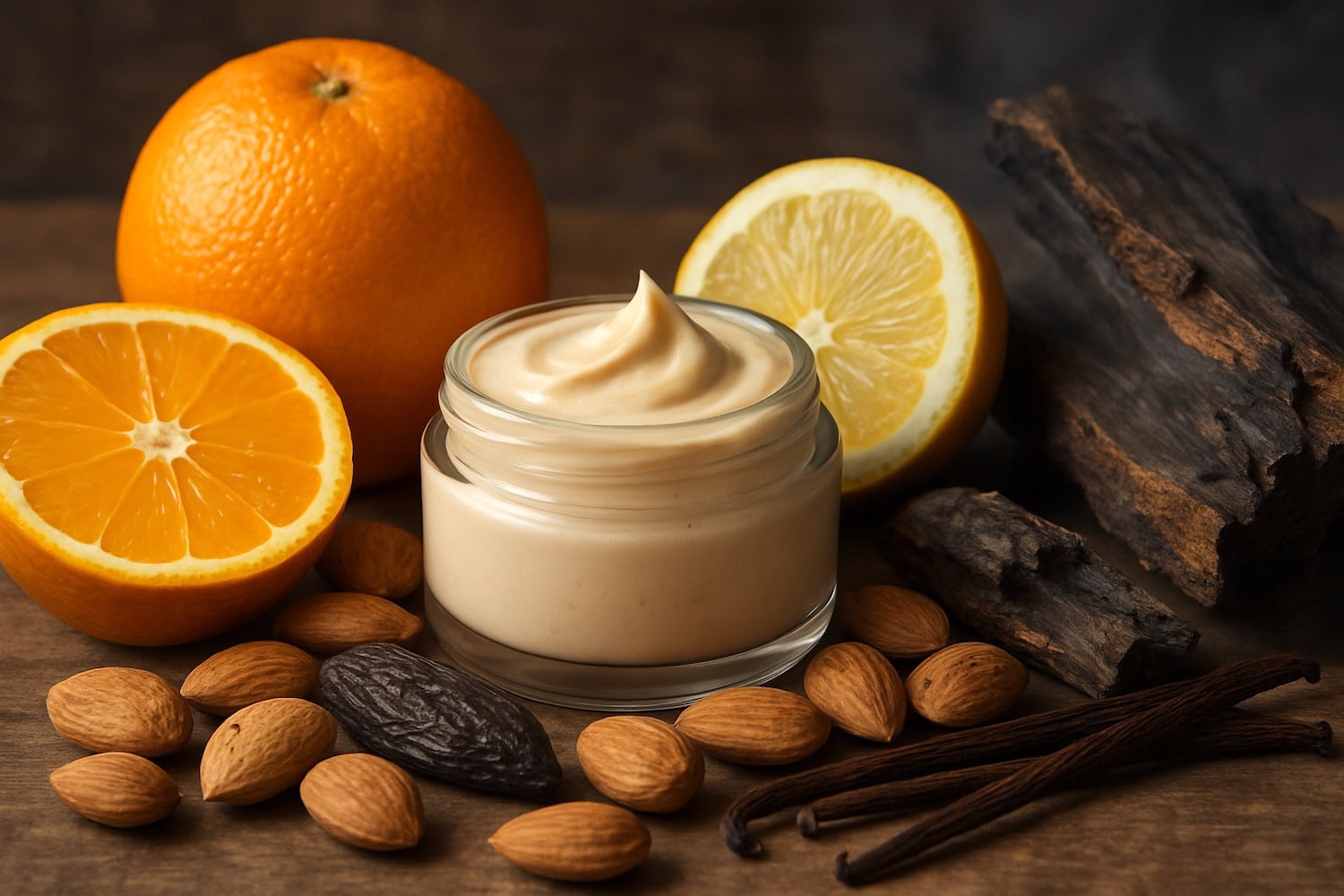 almond cream and citrus delight