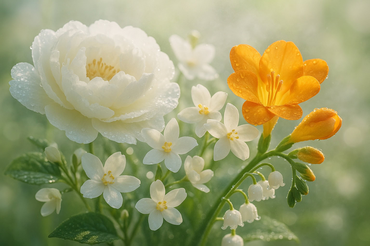 Radiant Florals – glowing and soft floral impression