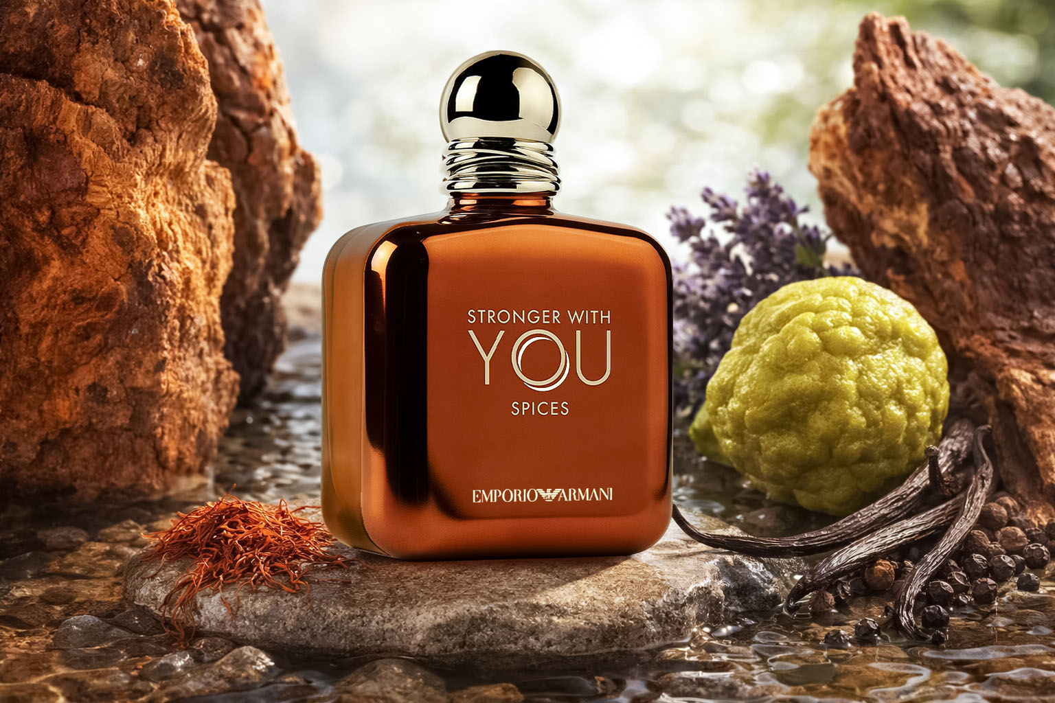 armani stronger with you spices eau de parfum aromatic fougère with spicy accents