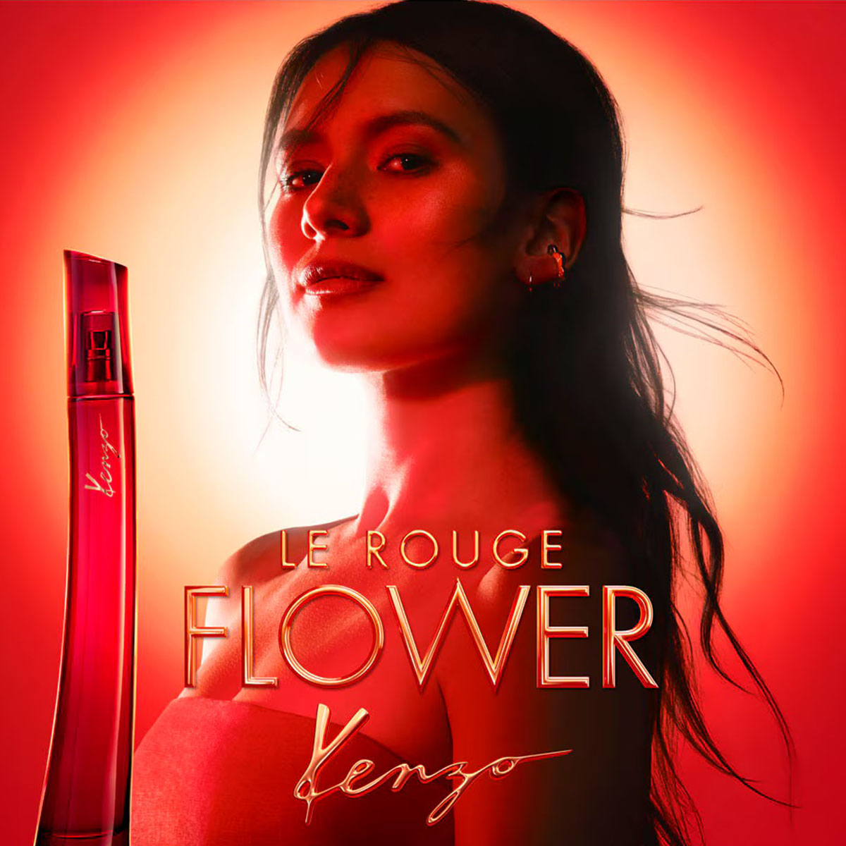 kenzo le rouge flower eau de parfum floral gourmand olfactory profile for women