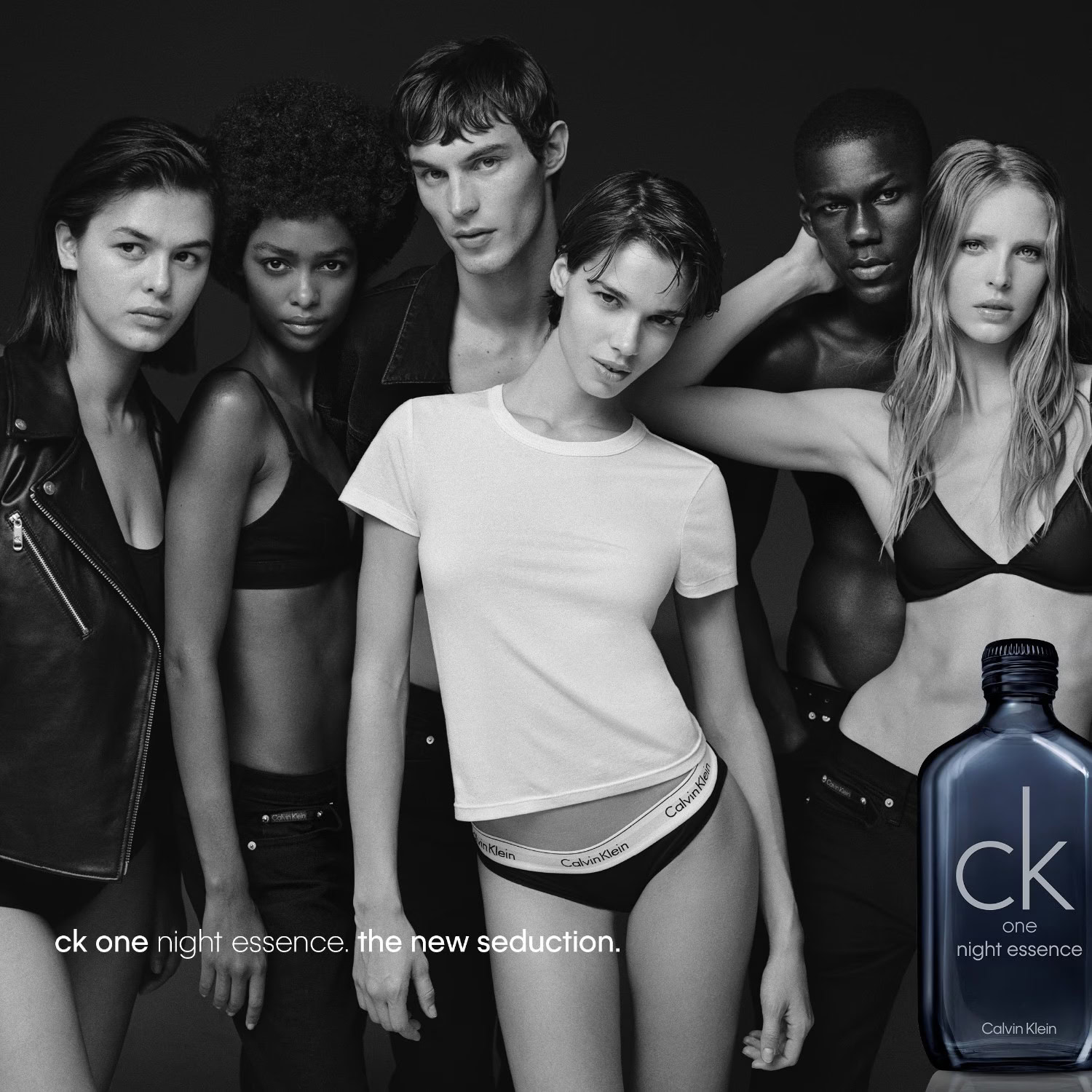 Calvin Klein CK One Night Essence Parfum Intense A Woody Leather Musk Fragrance with Aromatic Notes for Men