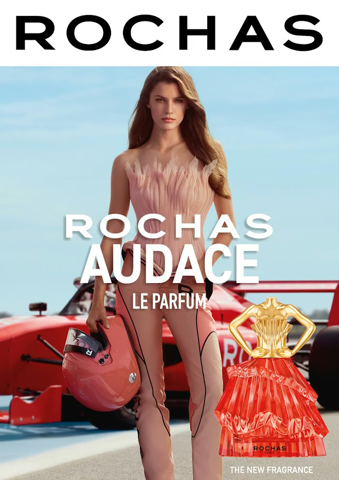 Rochas Audace Le Parfum Gourmand Floral Musky Olfactory Signature for Women Launched in